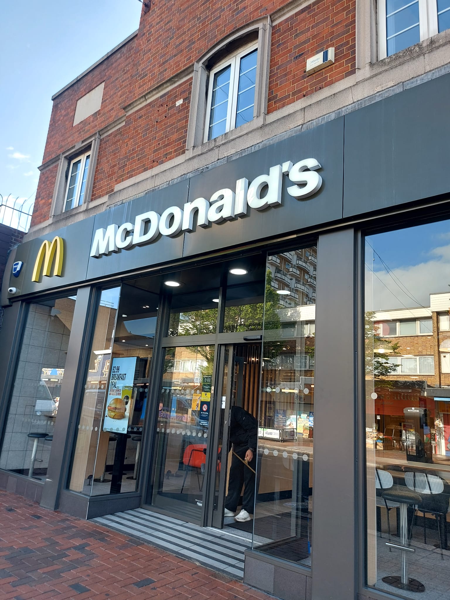 Business window cleaning